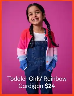 Joe Fresh Toddler Girls' Rainbow Cardigan offer