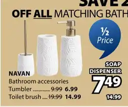 JYSK Navan Bathroom accessories offer