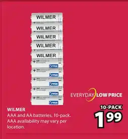 JYSK WILMER AAA and AA batteries offer