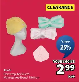JYSK TINGI Hair wrap offer