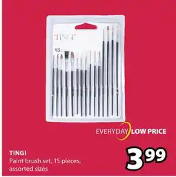 JYSK TINGI Paint brush set offer