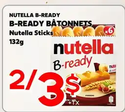 Marche Salaberry NUTELLA B-READY BÂTONNETS offer