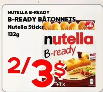 Marche Salaberry NUTELLA B-READY BÂTONNETS offer