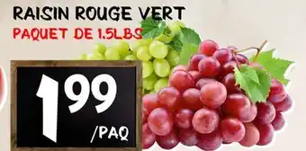 Marche Salaberry RAISIN ROUGE VERT offer