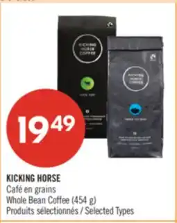 Pharmaprix KICKING HORSE Whole Bean Coffee offer