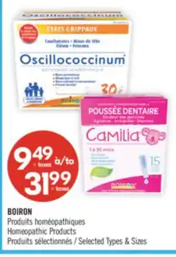 Pharmaprix BOIRON Homeopathic Products offer