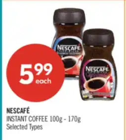 Pharmaprix NESCAFÉ INSTANT COFFEE offer