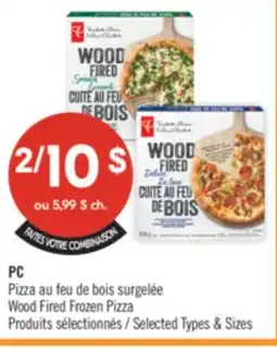Pharmaprix PC Wood Fired Frozen Pizza offer