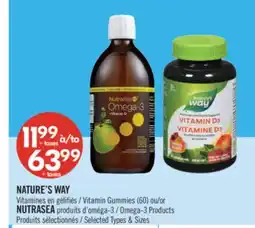 Pharmaprix NATURE'S WAY Vitamin Gummies (60) or NUTRASEA Omega-3 Products offer