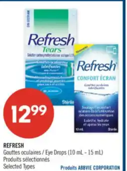 Pharmaprix REFRESH Eye Drops offer