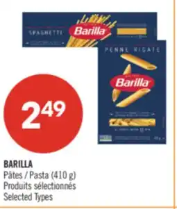 Pharmaprix BARILLA Pasta offer
