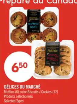 Pharmaprix DÉLICES DU MARCHÉ Muffins (6) or Biscuits (12) offer