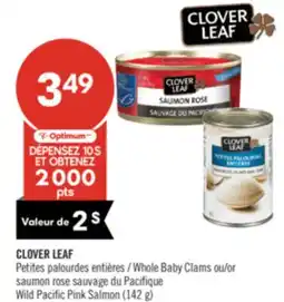 Pharmaprix Whole Baby Clams or Wild Pacific Pink Salmon (142 g) offer