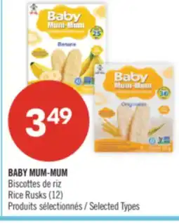 Pharmaprix BABY MUM-MUM Rice Rusks offer