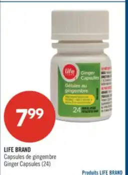 Pharmaprix LIFE BRAND Ginger Capsules offer