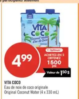 Pharmaprix VITA COCO Original Coconut Water offer