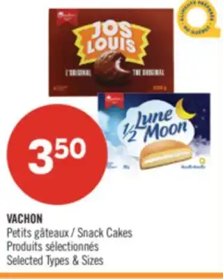 Pharmaprix VACHON Snack Cakes offer