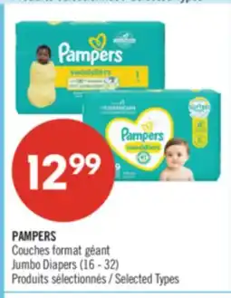 Pharmaprix PAMPERS Jumbo Diapers offer