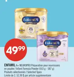 Pharmaprix ENFAMIL A+ NEUROPRO Infant Formula Powder offer