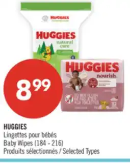 Pharmaprix HUGGIES Baby Wipes offer