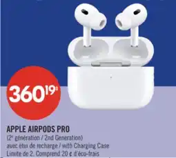 Pharmaprix APPLE AIRPODS PRO (2nd Generation) with Charging Case offer