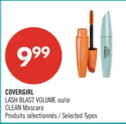 Pharmaprix COVERGIRL LASH BLAST VOLUME or CLEAN Mascara offer