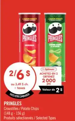 Pharmaprix PRINGLES Potato Chips offer