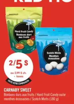 Pharmaprix CARNABY SWEET Hard Fruit Candy or Scotch Mints offer
