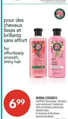 Pharmaprix HERBAL ESSENCES CLASSICS Shampoo or Conditioner (400 mL) offer