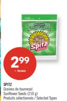 Pharmaprix SPITZ Sunflower Seeds offer