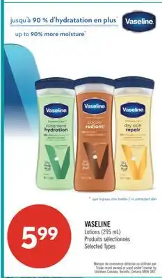 Pharmaprix VASELINELotions offer