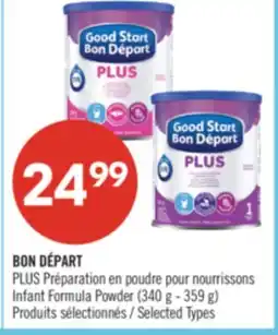 Pharmaprix BON DÉPART PLUS Infant Formula Powder offer
