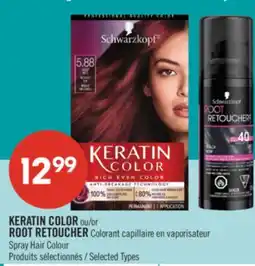 Pharmaprix KERATIN COLOR or ROOT RETOUCHER Spray Hair Colour offer