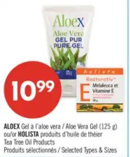 Pharmaprix ALOEX Aloe Vera Gel (125 g) or HOLISTA Tea Tree Oil Products offer
