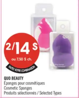 Pharmaprix QUO BEAUTY Cosmetic Sponges offer