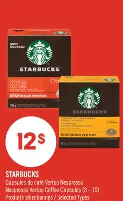 Pharmaprix STARBUCKS Nespresso Vertuo Coffee Capsules (8 - 10) offer