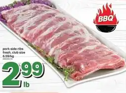 Shop Easy Foods Pork side ribs fresh, club size offer