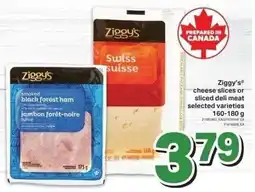 Shop Easy Foods Ziggy's cheese slices or sliced deli meat offer