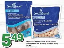 Shop Easy Foods SeaQuest colossal raw white shrimp or bay scallops offer