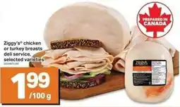 Shop Easy Foods Ziggy's chicken or turkey breasts deli service offer