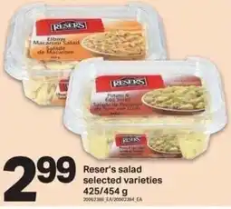 Shop Easy Foods Reser's salad offer