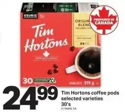 Shop Easy Foods Tim Hortons coffee pods offer