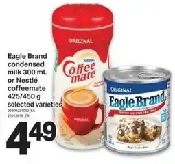 Shop Easy Foods Eagle Brand condensed milk or nestle coffemate offer