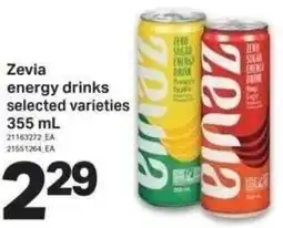 Shop Easy Foods Zevia energy drinks offer