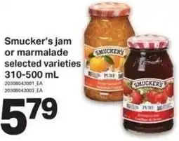 Shop Easy Foods Smucker's jam or marmalade offer