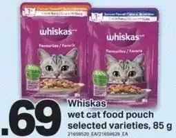 Shop Easy Foods Whiskas wet cat food pouch offer
