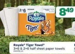 Shop Easy Foods Royale tiger towel offer