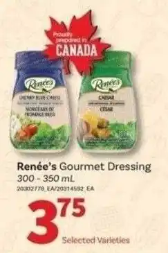 Shop Easy Foods Renée's Gourmet Dressing offer