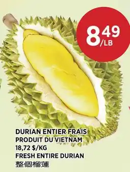 Kim Phat FRESH ENTIRE DURIAN offer