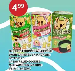 Kim Phat LOTTE CREAM FILLED COOKIES offer